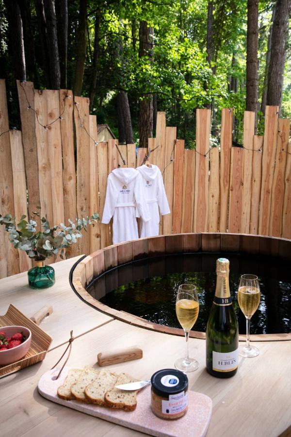 Bain De Foret - Lodges Cosy & Spa Neufchatel-Hardelot Exterior photo